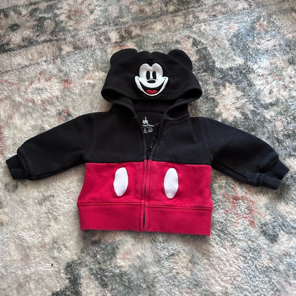 **SOLD*** Mickey Mouse zipper sweater
